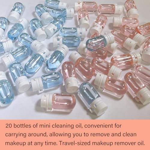 Cleansing Oil Mini Travel Set 20pcs - Makeup Remover for All Skin