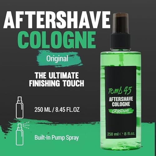 Tomb 45 Aftershave for Men - Refreshing After Shave Comfort - Hydrating and Cooling Post Shave Relief (Original)