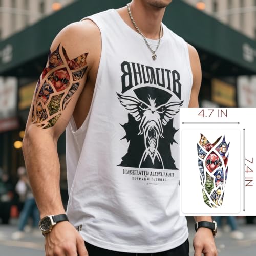 Waterproof Temporary Tattoos - Mermaid, Dragon & Tribal Designs