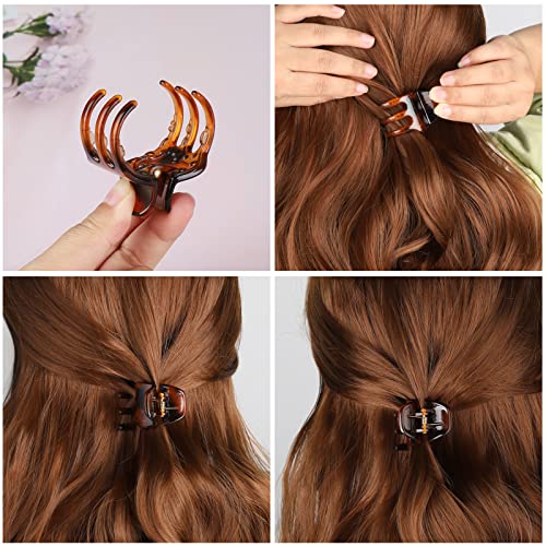 Morhom Hair Claw Clips 6-Pack for Thick & Medium Hair