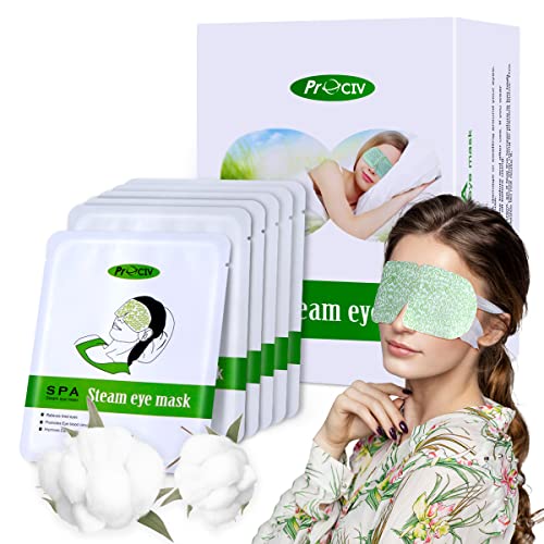 Unscented 16 Pack Steam Eye Masks - Hot Moist Heat for Dry, Puffy & Relaxing Eyes