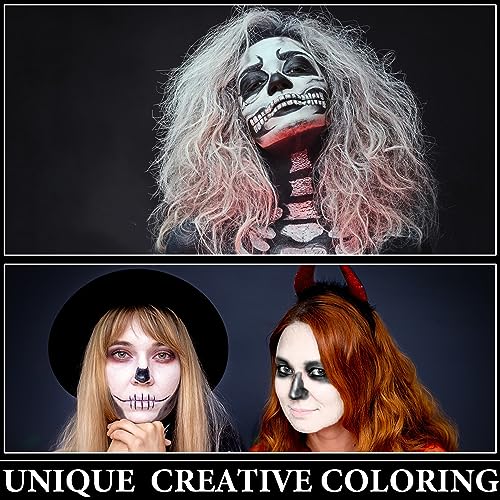Black & White Face Paint Kit for Halloween SFX Makeup