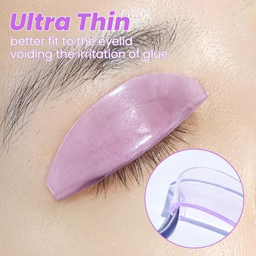 PERMANIA Korean Lash Lift Powder, Super Mix Eyelash Perm Solution Achieve Glue-free for Lash Lift, Salon Use (with Flat Shields)