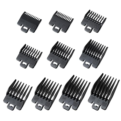 Wahl Clipper Guards Set - 10 Piece 1/16" to 1" Guide Attachments
