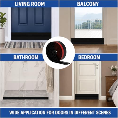 118" Extra Long Door Draft Stopper - Energy Saving Seal Strip