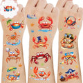 101+ Crab Temporary Tattoos ? Printable, Waterproof Fake Tattoos for Kids, Girls, Boys, Teens & Adults ? Ideal for Birthday Parties, Decorations (A)