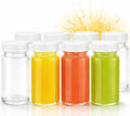 2oz Glass Shot Bottles with Caps - 8 Pack