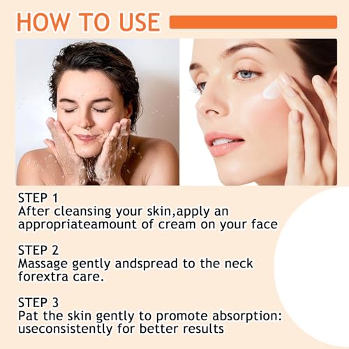 Hydrating Face Cream,Deep Cleansing Long Lasting Moisturizing Facial Cream,Daily Non-sticky Face Moisturizer for Face and Body F