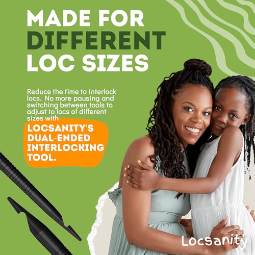 Locsanity Dual-Ended Metal Retightening Tool for Locs - 2 Pack