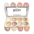 K'APEINE 8-Color Baked Eyeshadow Palette with Blush & Contour