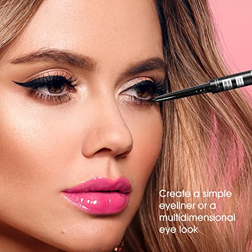 Kokie Gel Ink Dual Ended Eyeliner - Matte Black