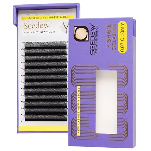 YYY Triple Y Lashes 10mm C Curl 0.07mm Black