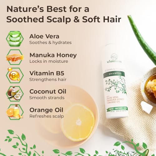 Wild Naturals Eczema & Psoriasis Shampoo for Sensitive Scalp