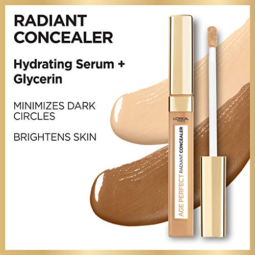 L¡¯Or?al Paris Age Perfect Radiant Concealer with Hydrating Serum and Glycerin, Caramel Beige