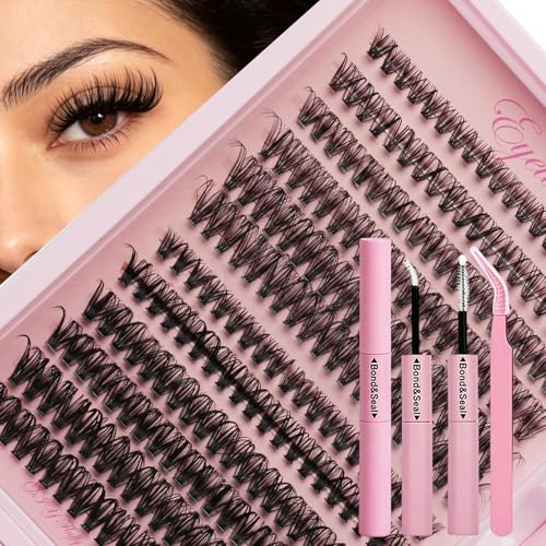 Felmynor Lash Clusters Kit - DIY Eyelash Extensions 9-18mm
