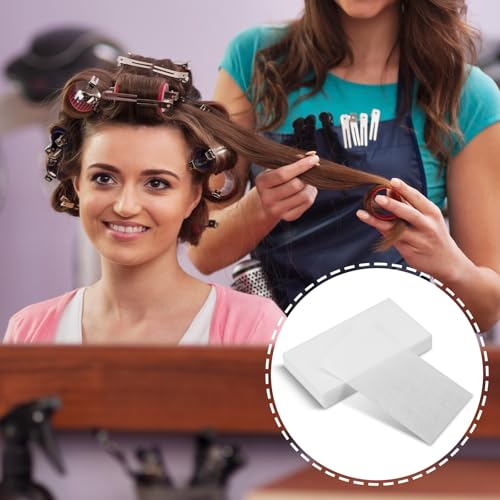Hair Perm Paper 100 Pcs - End Wraps for Hot & Cold Perms, Salon & Home Use