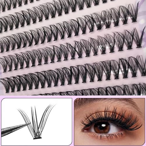 Self Adhesive Eyelash Clusters Kit - D Curl, Reusable Lashes