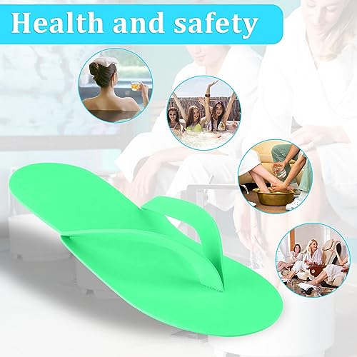 NICEMOVIC 72 Pairs Disposable Pedicure Slippers Foam Disposable Flip Flops Multi Color for Pedicure Sandals Bulk Pedicure Shoes for Women Salon Nail Spa Pedicure