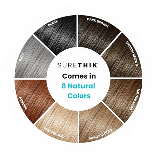 SURETHIK Keratin Hair Thickening Fibers 15g Black
