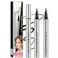 24-Hour Waterproof Eyeliner Pencil - Smudge-Proof Black (2Pcs)