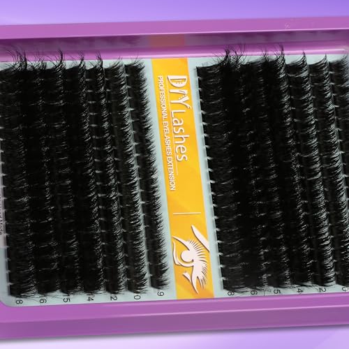 C Curl Lash Clusters 280 Pc Mixed 9-18MM DIY Extensions