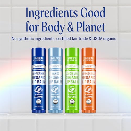 Dr. Bronner's Organic Lip Balm 6-Pack – Cherry Blossom
