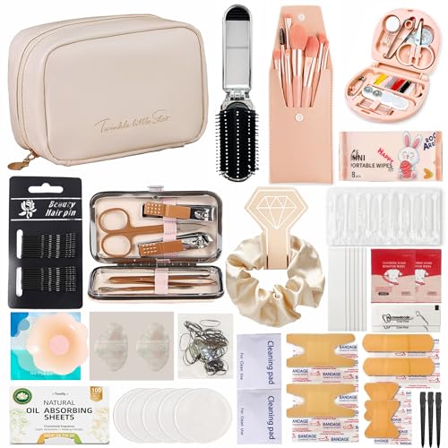 Bridal Emergency Kit with 50+ Wedding Essentials, Makeup & Travel Set