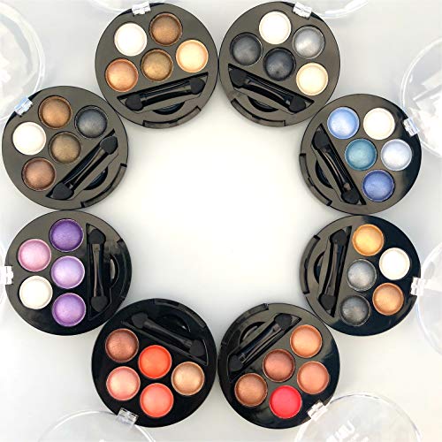 5-Color Eyeshadow Palette Metallic Shimmer Professional Makeup
