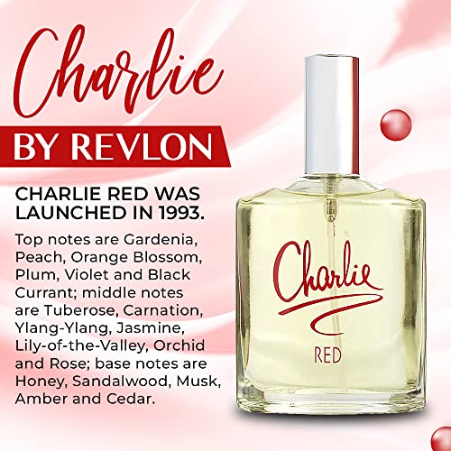 Revlon Charlie Red Eau de Toilette Spray for Women, 3.4 oz