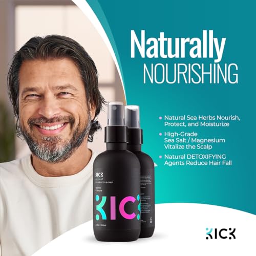 Kick Sea Salt Spray for Men - Texturizing Beach Waves