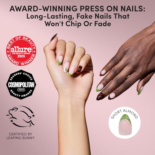 Glamnetic Press On Nails Antipasto Short Almond - 30 Kit