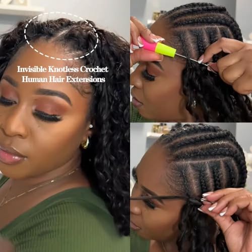 Kinky Curly Crochet Human Hair 14 Inch 100g