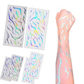 120 Demon Mark Temporary Tattoos, 6 Sheets, K-Pop Cosplay