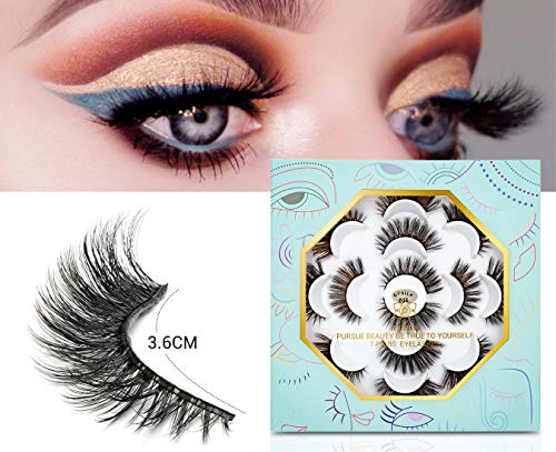 DYSILK Mink Lashes - 5/7 Pairs Handmade False Eyelashes