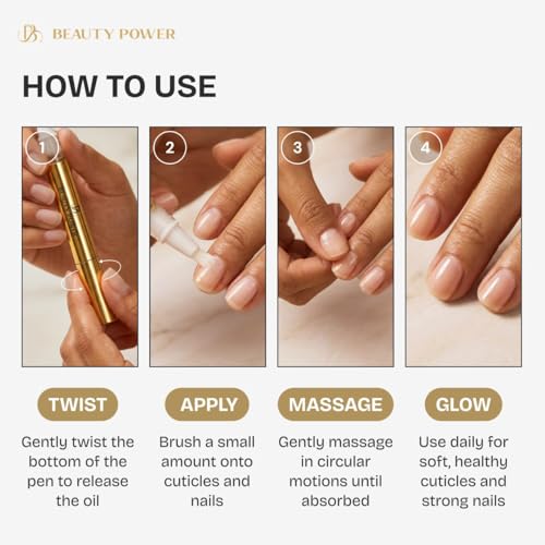 Beauty Power Watermelon Nail Oil Cuticle Pen - Nourishing Nail & Cuticle Treatment