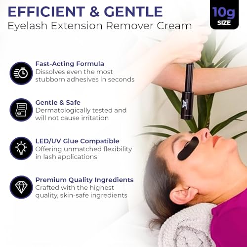 Eyelash Extension Remover Cream - Gentle & Fast-Acting 10g