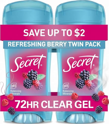 Secret Fresh Antiperspirant Deodorant for Women, 72-Hour Protection, 2.6 oz (Pack of 2)