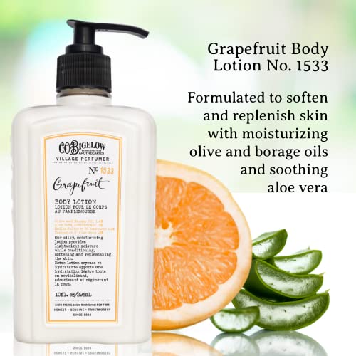 C.O. Bigelow Grapefruit Apothecary Duo Skin Care Gift Set, Body Wash & Body Lotion, Liquid Soap & Moisturizing Lotion, Set of 2, 10 Fl Oz