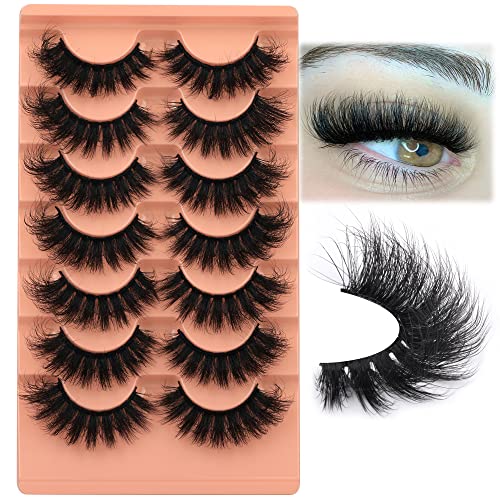 8D Mink Lashes 18mm Full Volume Dramatic Faux Eyelashes