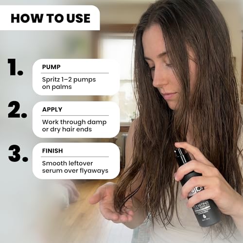 Nubi Hair Silky Smooth Serum with Marula Oil & Aloe Vera - 3 Pack