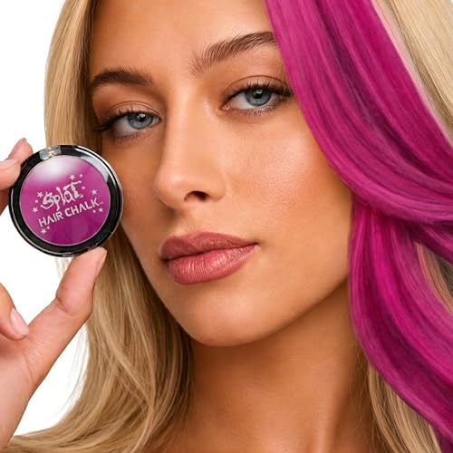 Splat Pink Hearts Hair Chalk – Temporary Washable Color
