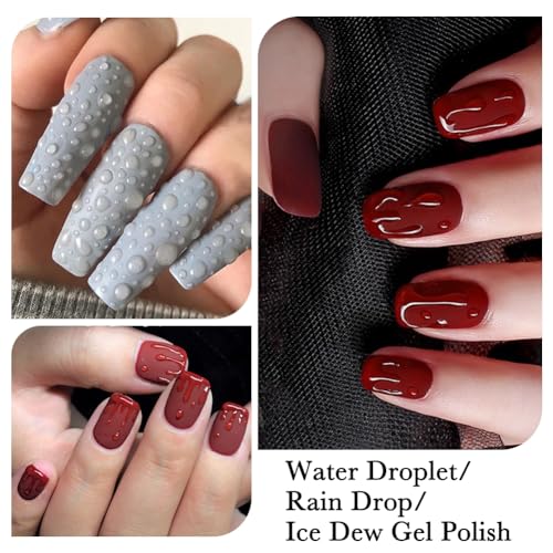 Water Droplet Gel Nail Polish - 15ml UV LED Soak Off