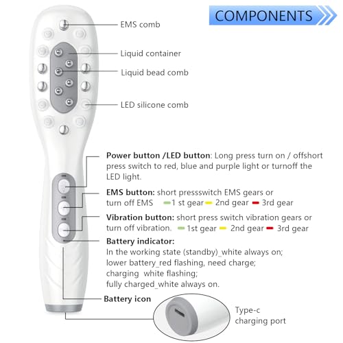 Laser Hair Growth Comb - Low Level Therapy Device