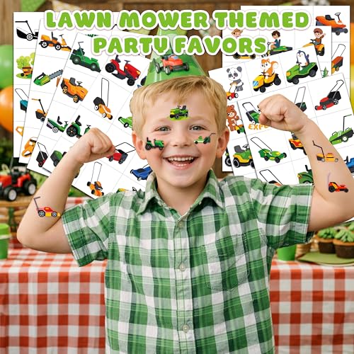 96 PCS Farm Tractor Temporary Tattoos for Kids