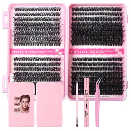 640Pc DIY Lash Extension Kit - 50D 100D Clusters, Bond & Seal
