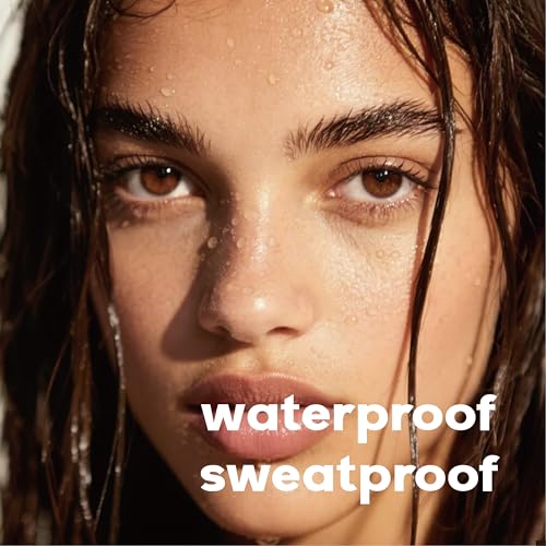 Eyebrow Stamp and Eyebrow Stencils Kit Eyebrow Shaping Kit for Perfect with 10 Reusable Eye Brow Shaping Kits Brow Stencil and Stamp Kit Smudge-Proof & Long-Lasting (Soft Brown)