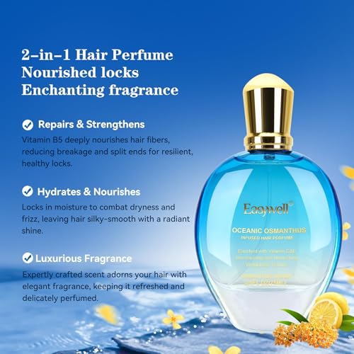 EASYWELL Hair Perfume Spray with Vitamin B5 & Leave-In Conditioner
