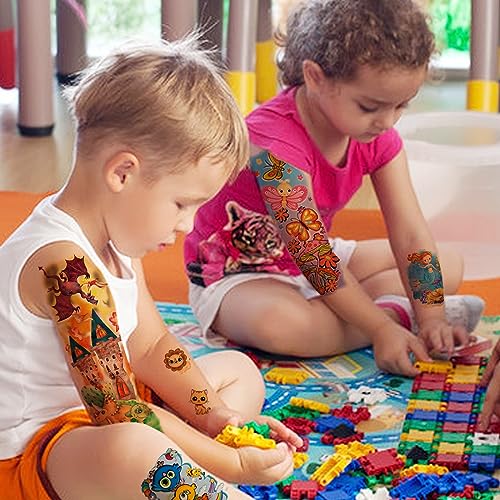 Tazimi Temporary Tattoo Stickers - 27 Pack Full & Half Arm