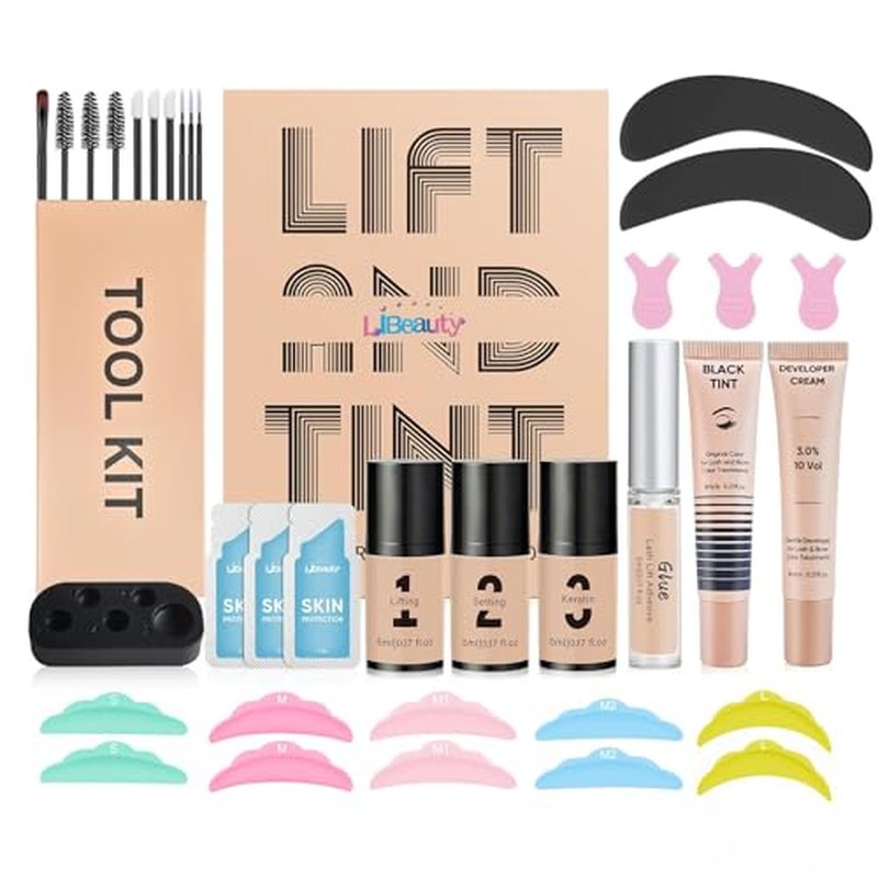 Libeauty Lash Lift & Brow Lamination Kit - Salon Results at Home