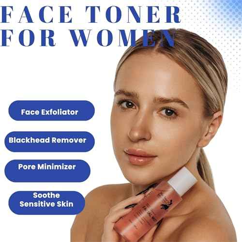 Hydrating Toner for Face, Refreshing Face Mist | Rose Water Toner with Witch Hazel Salicylic, & Glycolic Acid | A Zero Pore Cleanser, Helps Fade Dark Spots & Minimize Pores, Alcohol-Free, 100 ml